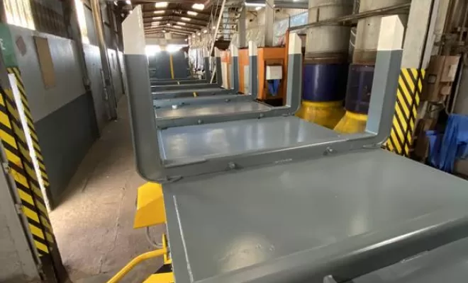 Peinture de structure métallique, Domérat, Central Color