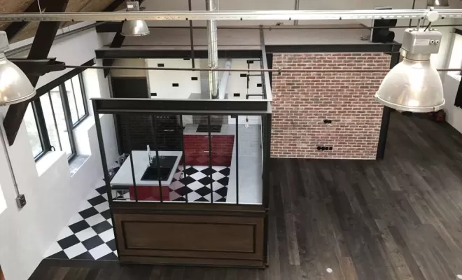 Pose de cloison amovible, Domérat, Central Color