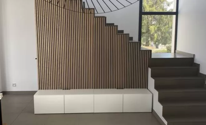 Travaux de revêtement de mur, Domérat, Central Color